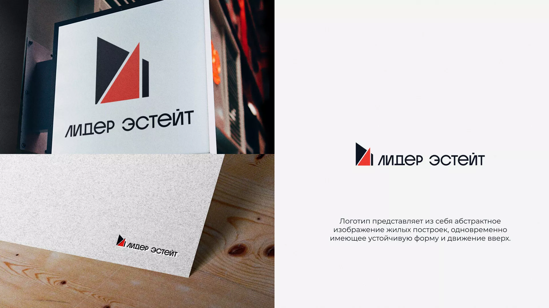 Сделали логотип для агентства недвижимости «Лидер Эстейт» в Байкальске