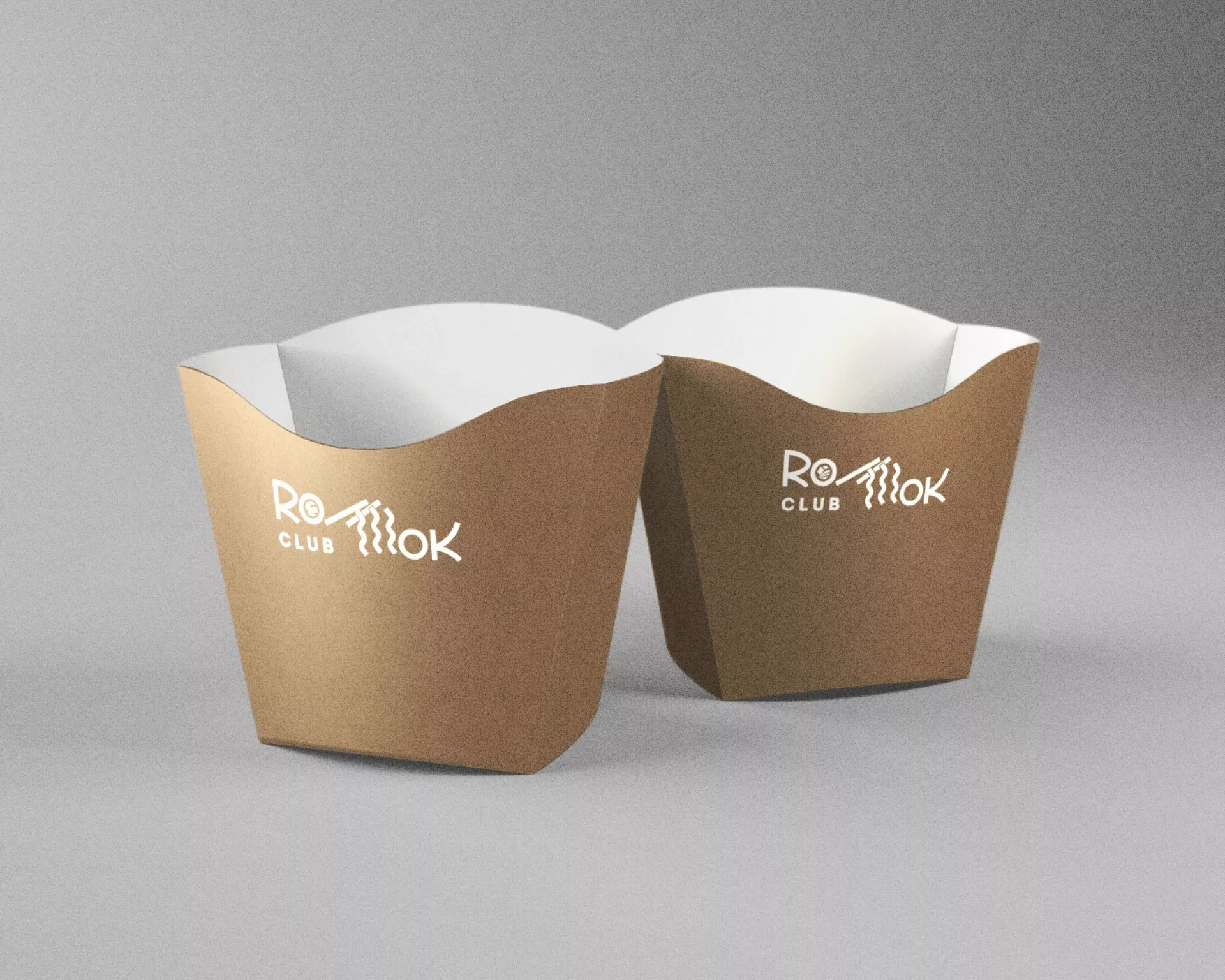 Создание дизайна упаковки суши-бара «Roll Wok Club» в Байкальске